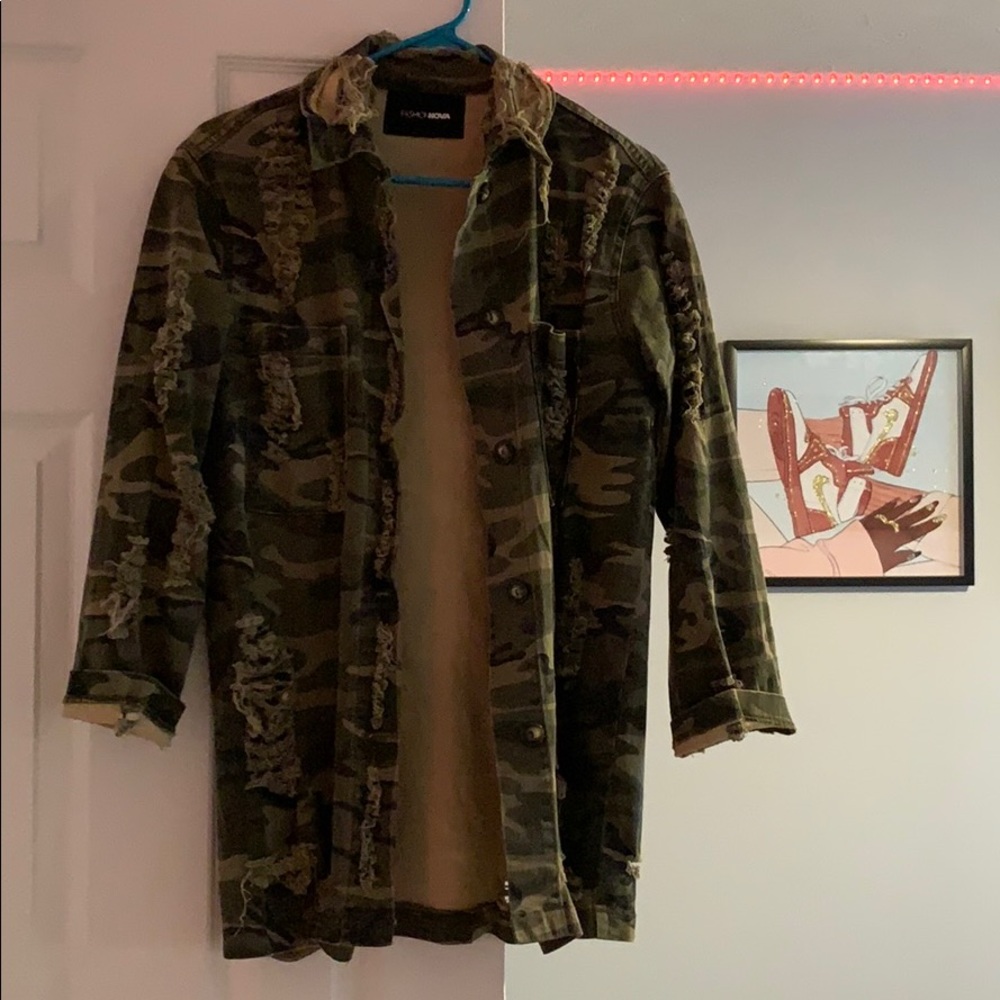 camouflage jacket